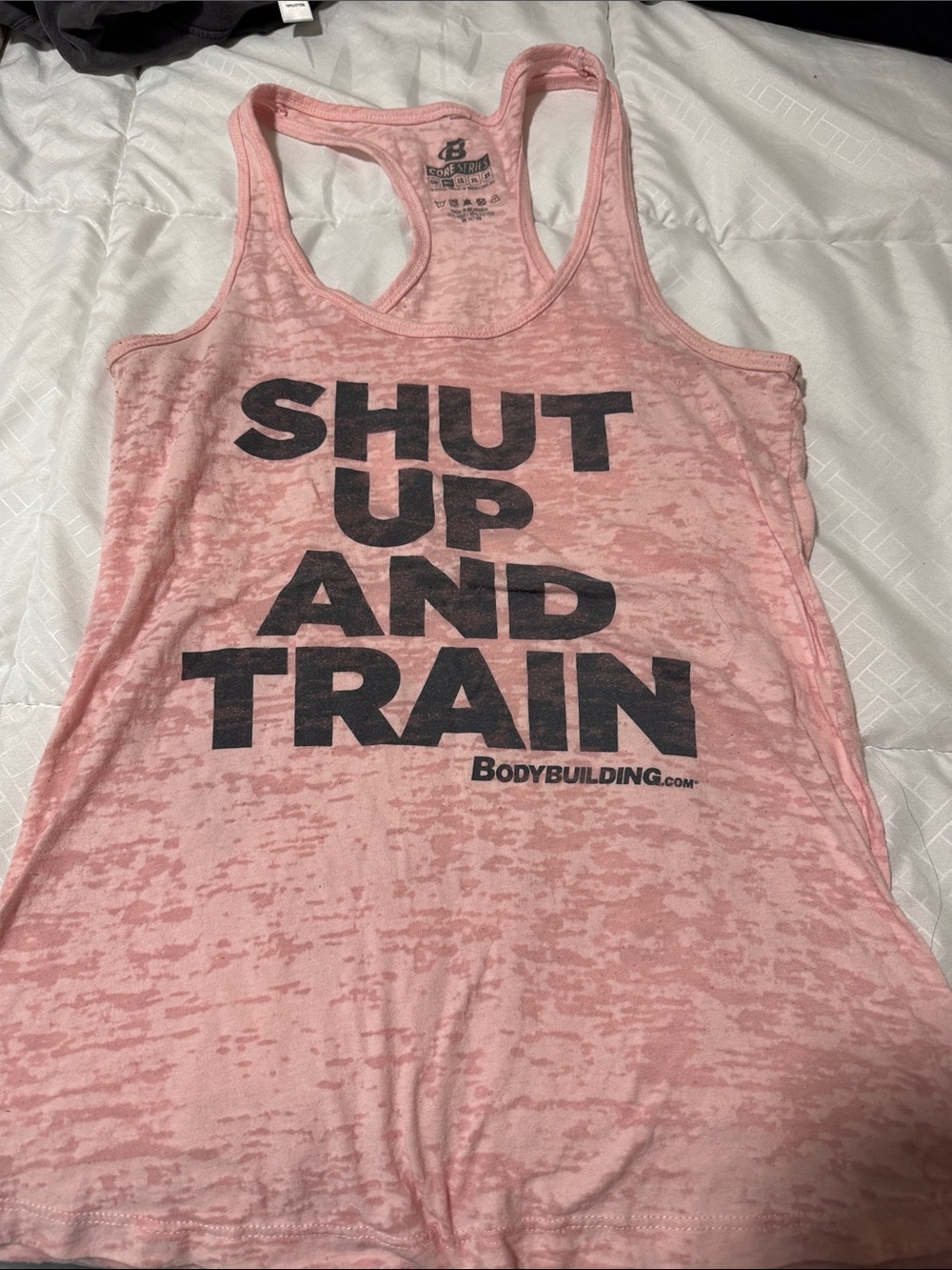 Bodybuilding.com Core Series Pink Racerback Tank